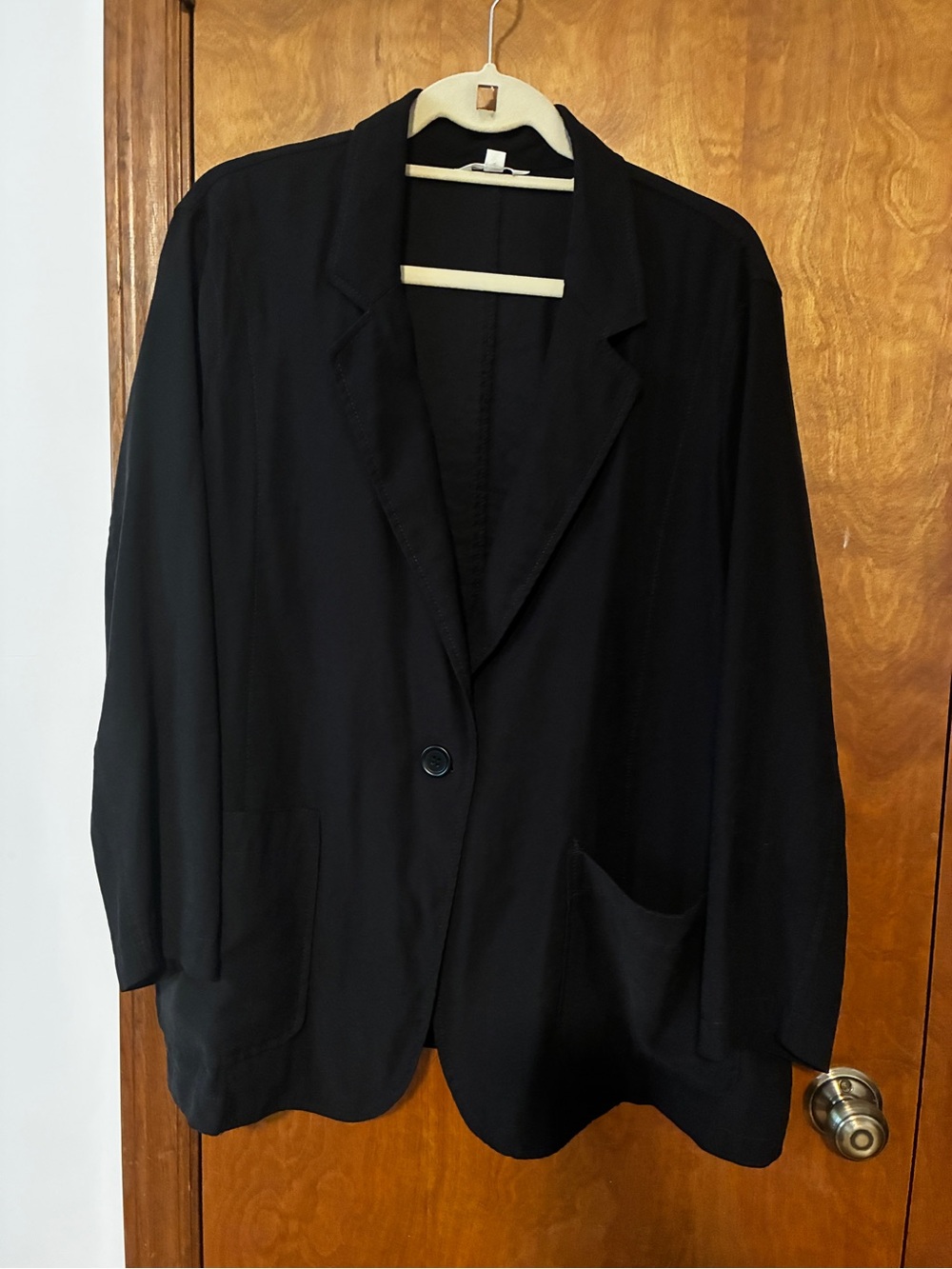 Max Studio Black Single-Button Women's Blazer
